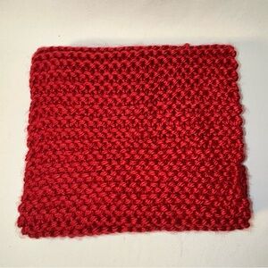 Burgundy Heavy Knit Sweater